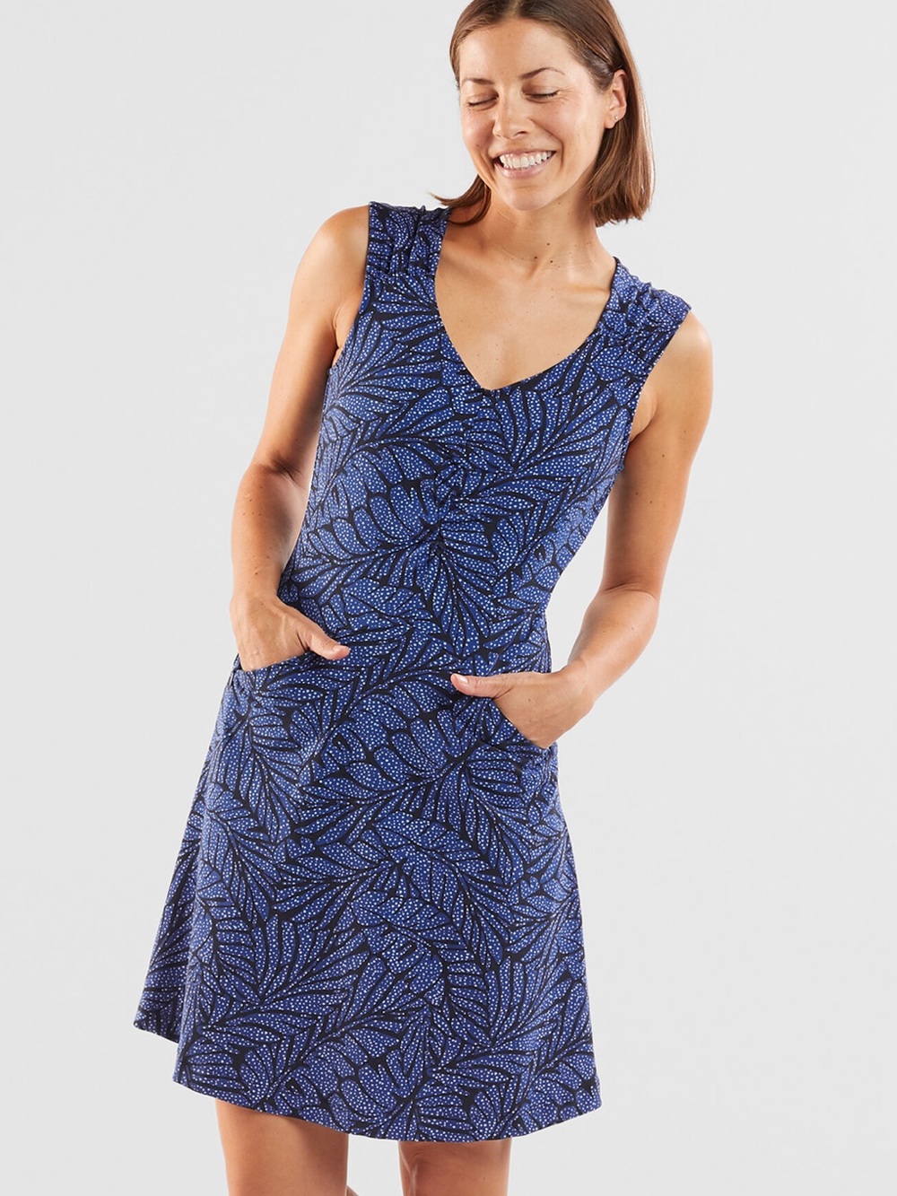 Title Nine On the Rocks Dress - Begonia Active Outdoor Sporty Navy Dress Sz XS
